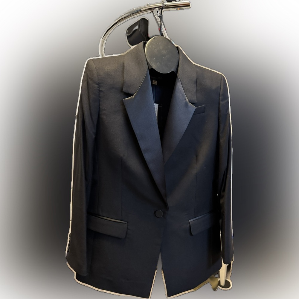 Tux style jacket and matching pants. Jcrew. Size 10